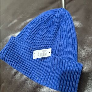 Blue Knit Beanie - Old Navy